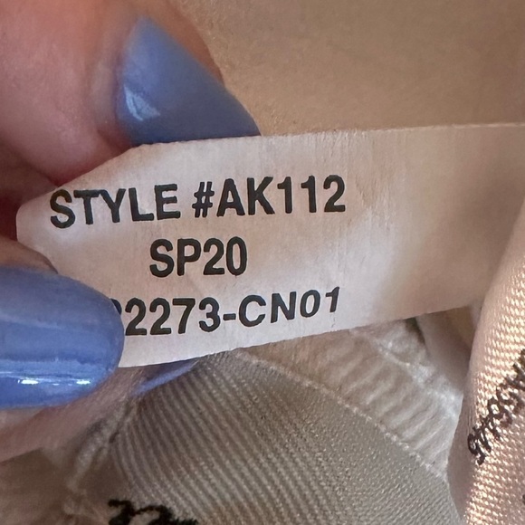 J.Crew White Denim Pencil Skirt with Front Slit Sz 27 Style AK112 - Picture 8 of 8